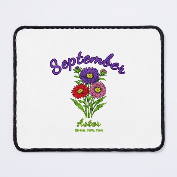 Item preview, September Birth Flower - Aster designed and sold by DixieGirlStudio.