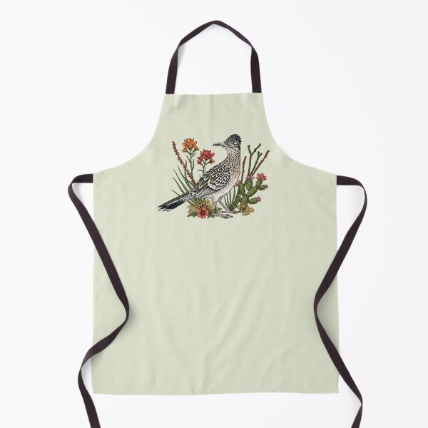 Item preview, Greater Roadrunner Desert Botanical Art designed and sold by BirdsnStuff.