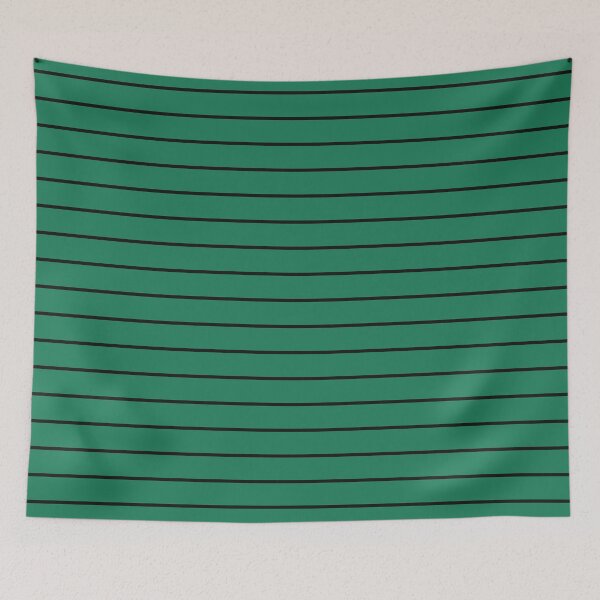 Item preview, Green And Black horizontal Pinstripes Pattern designed and sold by pattern-archive.