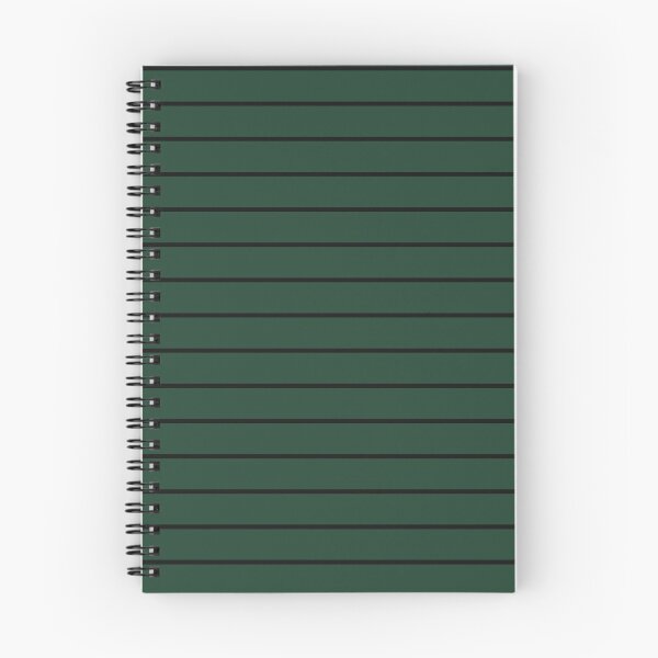 Item preview, Forest Green And Black horizontal Pinstripes Pattern designed and sold by pattern-archive.