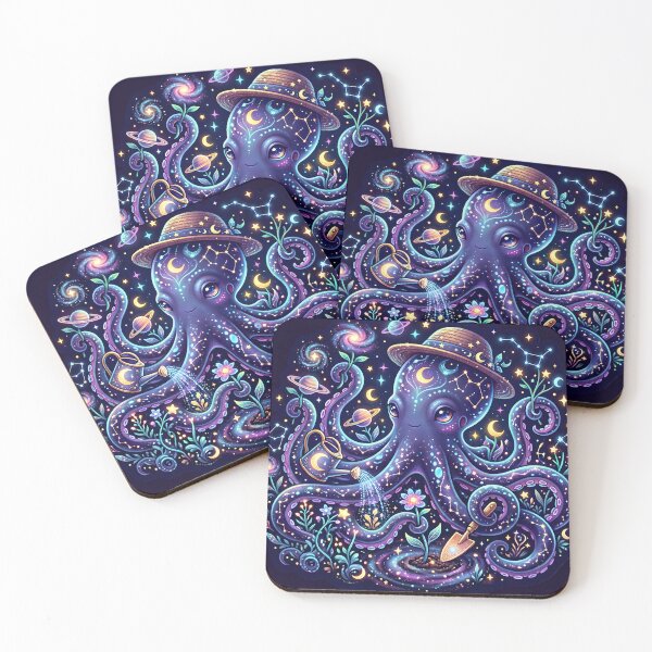 Item preview, Cosmic Octopus Gardener designed and sold by The boys.