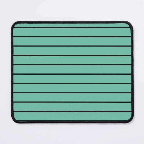 Item preview, Pastel Green And Black horizontal Pinstripes Pattern designed and sold by pattern-archive.