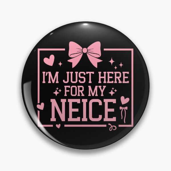 Item preview, I'm Just Here For My Niece Shirt, Proud Aunt Gift, Auntie Life, Niece Love, Family Event Humor, Trendy Women's designed and sold by THREE LITTLE BEANS.