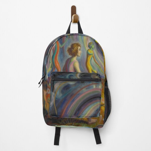 Item preview, Surreal Dreamscape with Vivid Figures and Cosmic Spiral Motion designed and sold by FotoworldEdel.