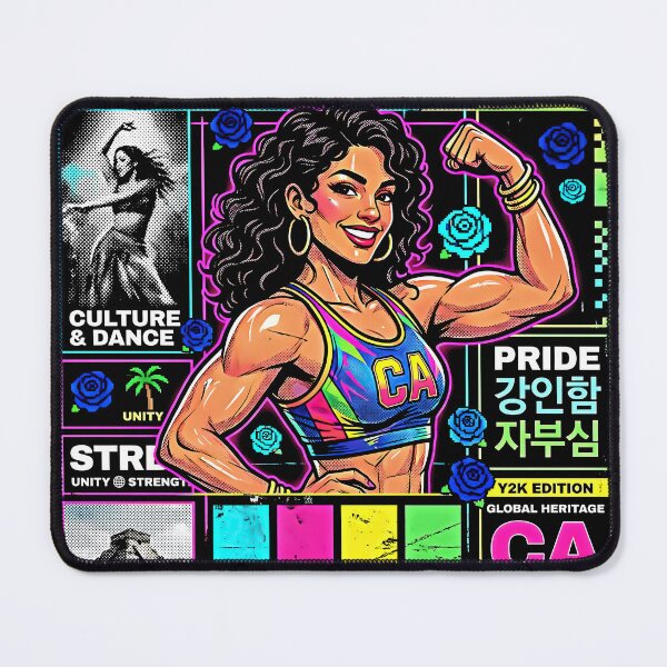 Item preview, Central American Heritage Strong Woman Y2K CA Pride Culture Dance designed and sold by graphixpolash.