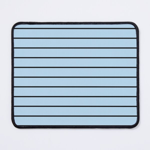 Item preview, Ice Blue And Black horizontal Pinstripes Pattern designed and sold by pattern-archive.