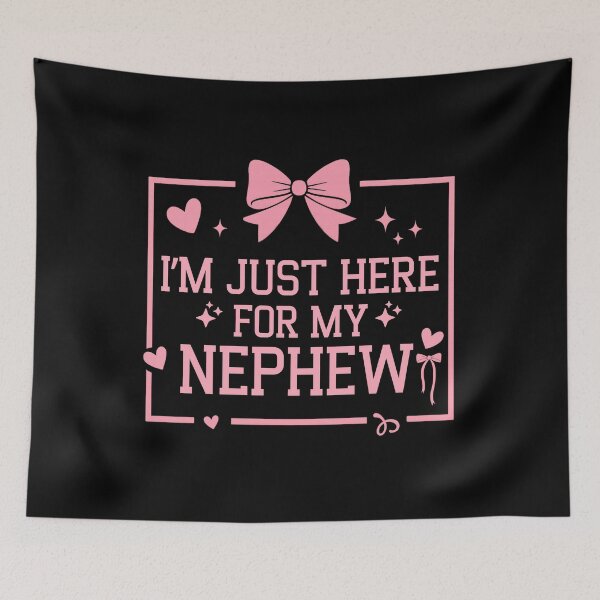 Item preview, Im Just Here For My Nephew shirt, Nephew Shirt, Gift For Aunt shirt, New Future Aunt Apparel, Gift Aunt,Cute Aunt Gift From Nephew  designed and sold by THREE LITTLE BEANS.