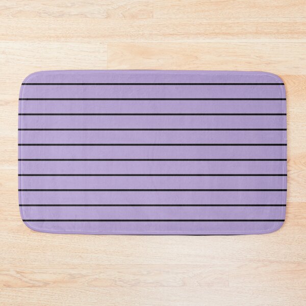 Item preview, Lilac And Black horizontal Pinstripes Pattern designed and sold by pattern-archive.