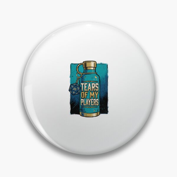 Item preview, Tears Of My Players D20 Water Bottle Funny RPG Humor Shirt designed and sold by Fenay Designs.