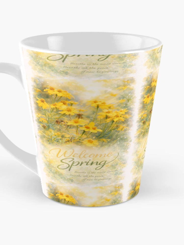 Thumbnail 3 of 4, Coffee Mug, Welcome Spring designed and sold by StickerRok.