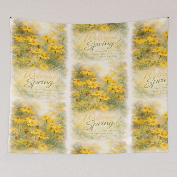 Item preview, Welcome Spring designed and sold by StickerRok.