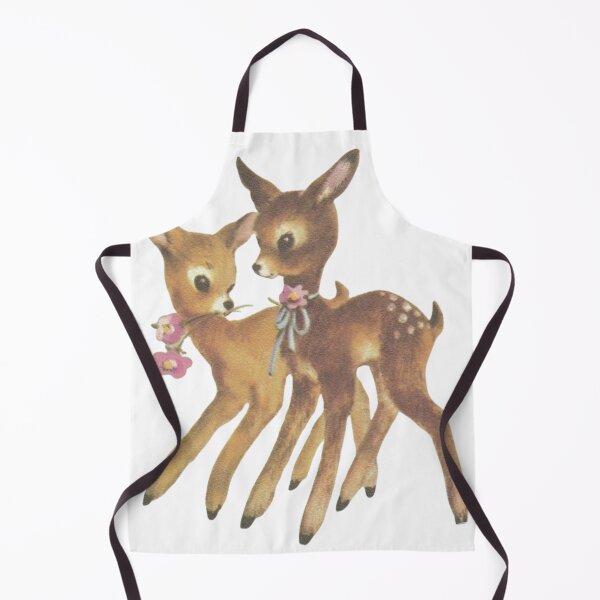 Item preview, Cute Deer Animal Bambi Holding Pink Flowers Adorable Deers designed and sold by nyro collective .