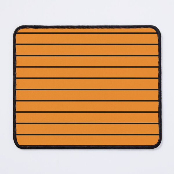 Item preview, Orange And Black horizontal Pinstripes Pattern designed and sold by pattern-archive.