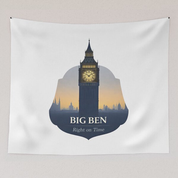 Item preview, Big Ben Always Right On Time designed and sold by EdvvinStudios.