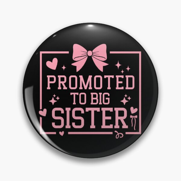 Item preview, Promoted to Big Sister Cute Bow Sibling Announcement  designed and sold by THREE LITTLE BEANS.