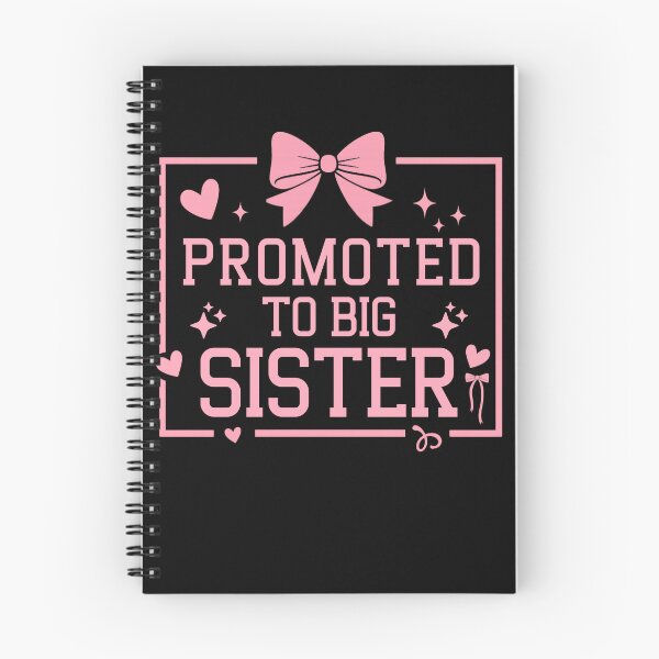 Item preview, Promoted to Big Sister Cute Bow Sibling Announcement  designed and sold by THREE LITTLE BEANS.