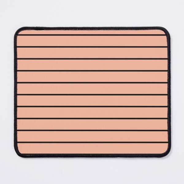 Item preview, Peach And Black horizontal Pinstripes Pattern designed and sold by pattern-archive.