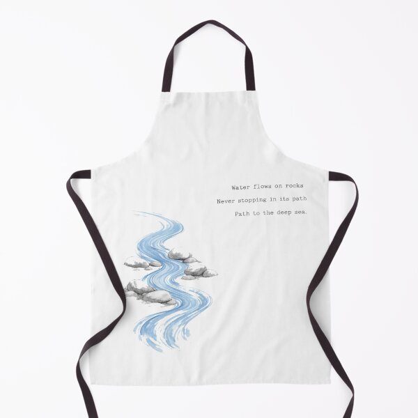 Item preview, Flowing River Haiku - Zen Stream Water Poetry designed and sold by Antonrec86.