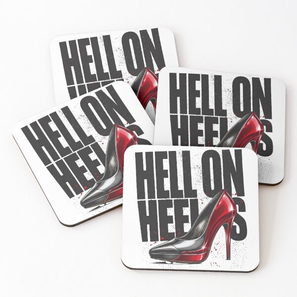Item preview, Hell on Heels Red Shiny Stiletto Design designed and sold by Amberlakhal.