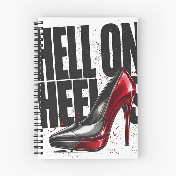Item preview, Hell on Heels Red Shiny Stiletto Design designed and sold by Amberlakhal.