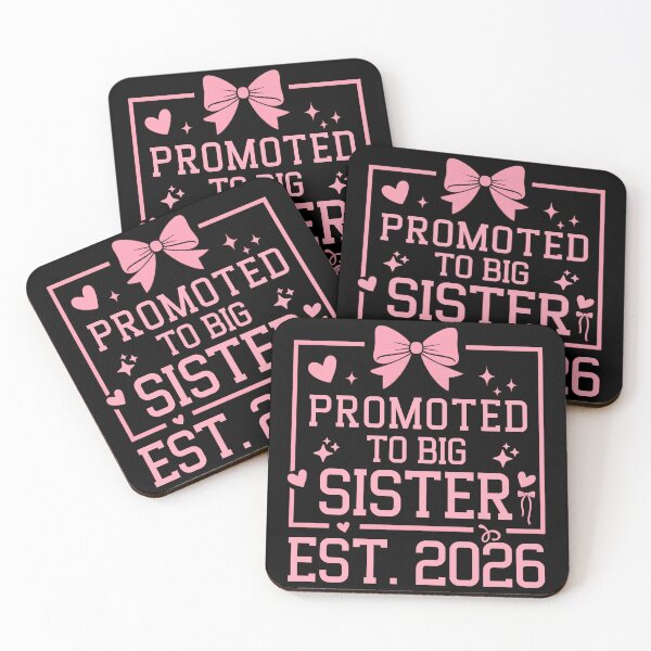 Item preview, Promoted to Big Sister 2026 Cute Bow Sibling Announcement  designed and sold by THREE LITTLE BEANS.