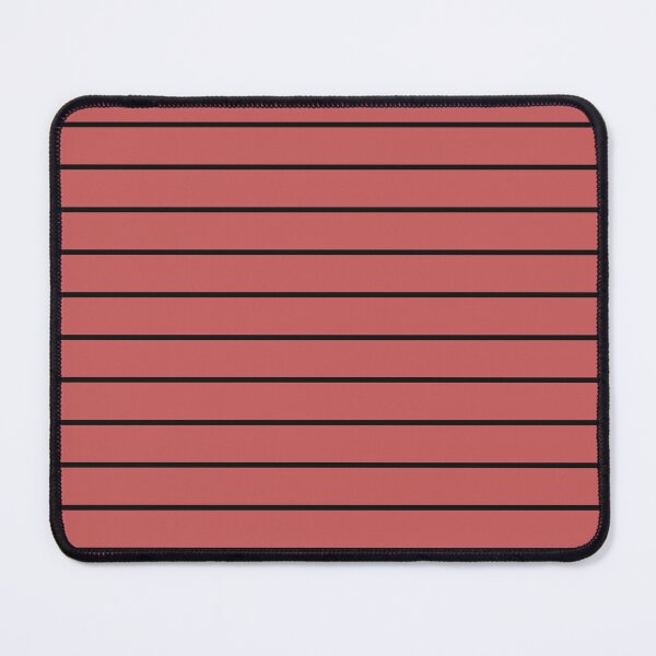 Item preview, Pastel Red And Black horizontal Pinstripes Pattern designed and sold by pattern-archive.