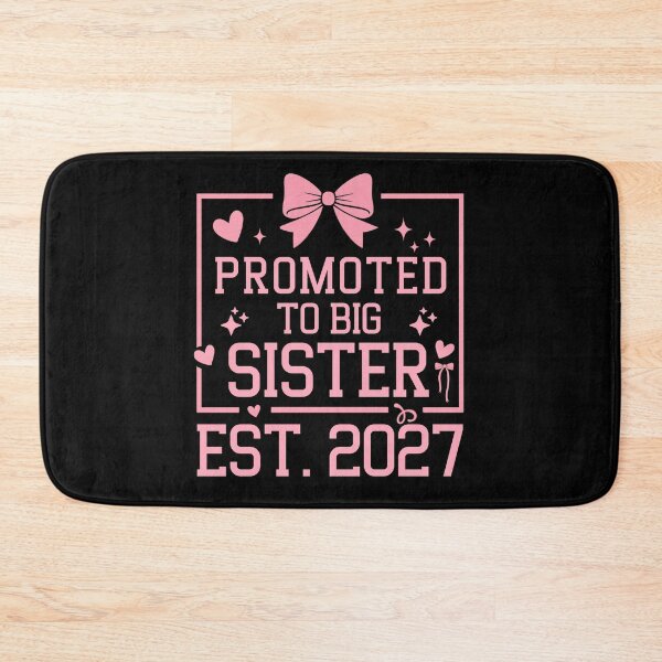 Item preview, Promoted to Big Sister 2027 Cute Bow Sibling Announcement  designed and sold by THREE LITTLE BEANS.