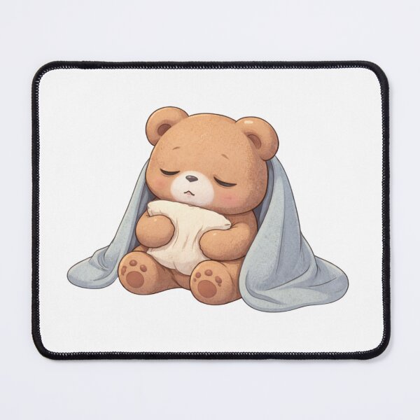 Item preview, Sleepy Bear | Cute Kawaii Aesthetic | Cozy Tired Mood Design designed and sold by The Mood Index.