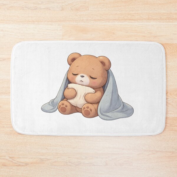 Item preview, Sleepy Bear | Cute Kawaii Aesthetic | Cozy Tired Mood Design designed and sold by The Mood Index.