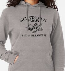 Schrute Farms - Bed and Breakfast - Logo - The Office Lightweight Hoodie