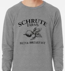 Schrute Farms - Übernachtung mit Frühstück - Logo - Das Büro Leichtes Sweatshirt