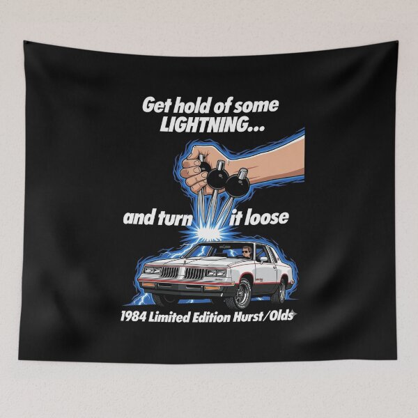 Item preview, 1984 Hurst Olds Lightning Rods – Classic 80s Muscle Car Tribute designed and sold by Stinky Lincy's Apparel Company.