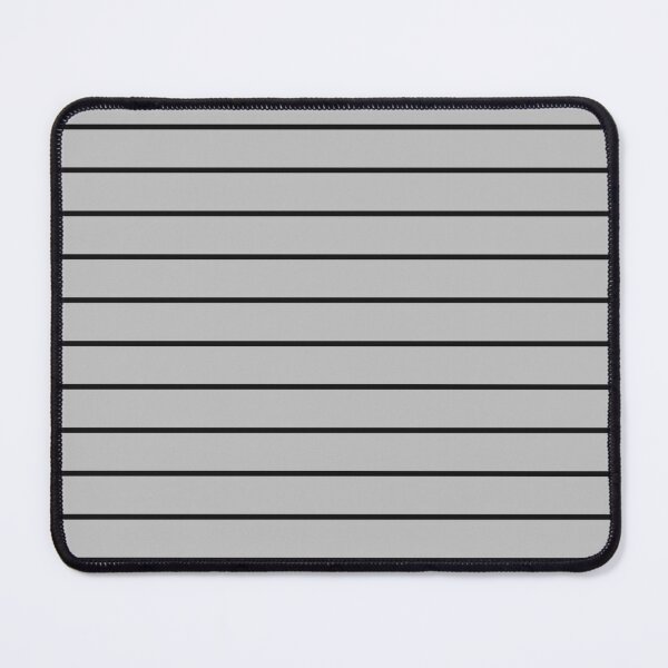 Item preview, Silver And Black horizontal Pinstripes Pattern designed and sold by pattern-archive.