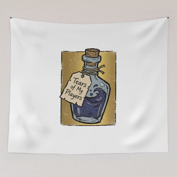 Item preview, Tears Of My Players Vintage Fantasy Potion RPG Humor Shirt designed and sold by Fenay Designs.