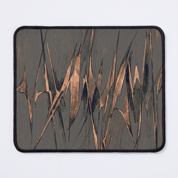 Item preview, Copper Waveform Spikes – Metallic Abstract Energy Art designed and sold by Printpix.