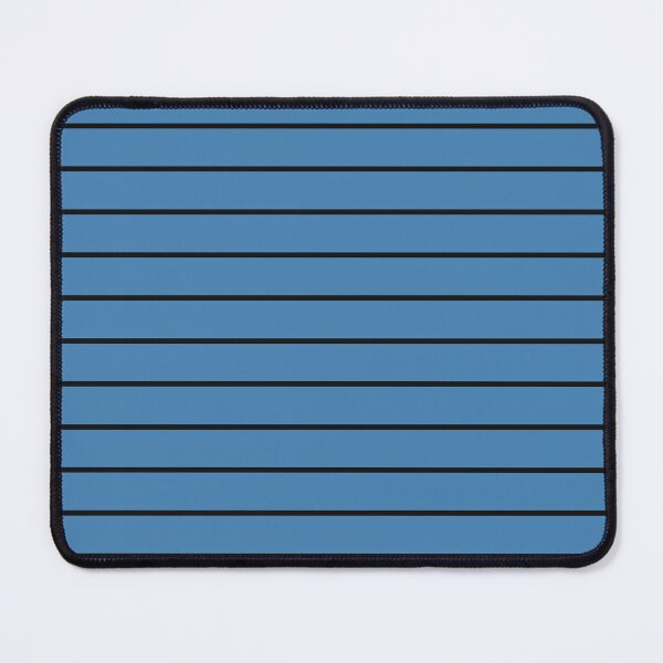 Item preview, Steel Blue And Black horizontal Pinstripes Pattern designed and sold by pattern-archive.