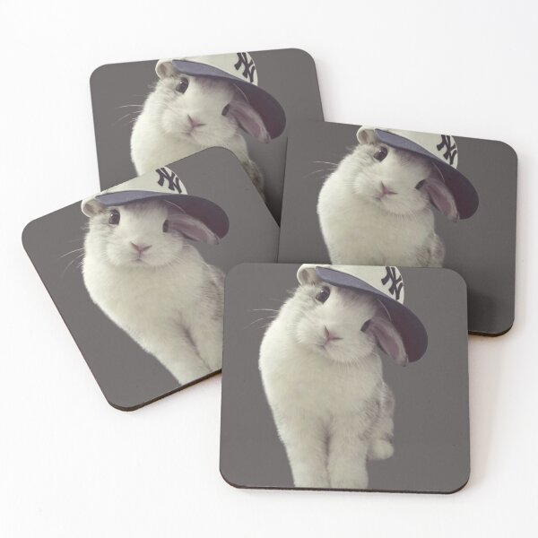 Item preview, Cute Thug Bunny Hipster Animal Dress ups designed and sold by nyro collective .