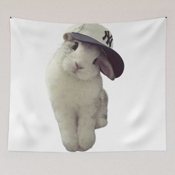 Item preview, Cute Thug Bunny Hipster Animal Dress ups designed and sold by nyro collective .