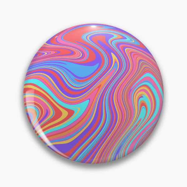 Item preview, Colorful Rainbow Trippy Psychedelic Abstract Liquid Swirl Design designed and sold by Nesstitches.
