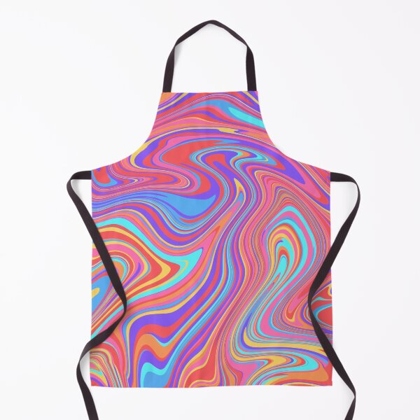 Item preview, Colorful Rainbow Trippy Psychedelic Abstract Liquid Swirl Design designed and sold by Nesstitches.