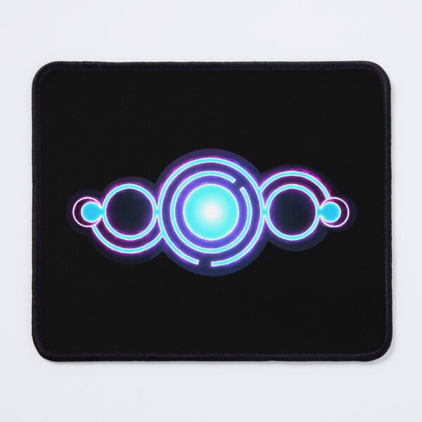 Item preview, Crop circle neon blue designed and sold by MessageToEarth.