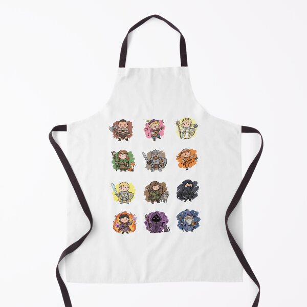 Item preview, Cute Fantasy RPG Characters Tabletop Roleplaying Party Shirt designed and sold by Fenay Designs.