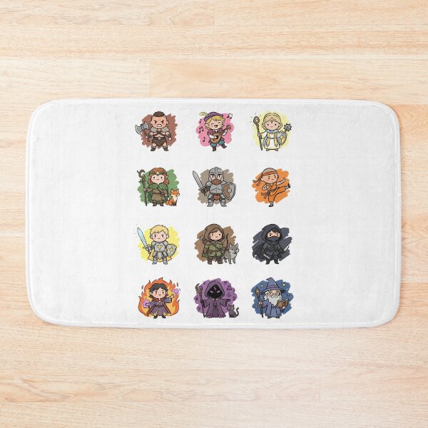 Item preview, Cute Fantasy RPG Characters Tabletop Roleplaying Party Shirt designed and sold by Fenay Designs.