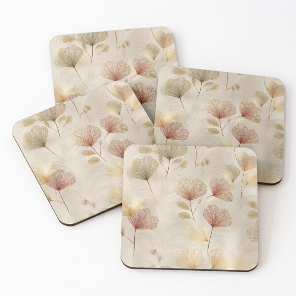Item preview, Golden Ginkgo Waves  designed and sold by AquamaraArt.