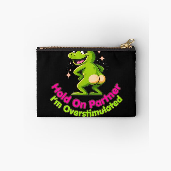 Item preview, Overstimulated Frog Chaos Meme – Hold On Partner I’m Overstimulated designed and sold by StaticMood.