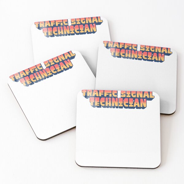 Item preview, Traffic Signal Technician — Retro Construction Print designed and sold by omwvisual.