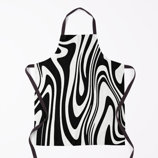 Item preview, Black and White Zebra Abstract Liquid Swirl Design designed and sold by Nesstitches.