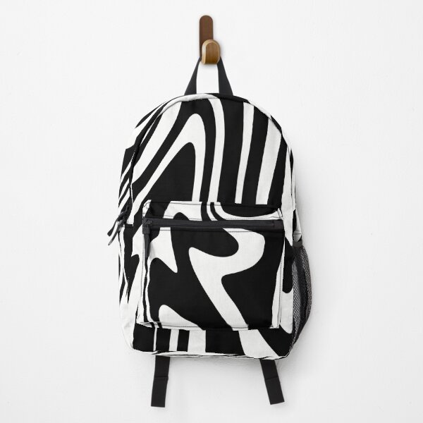 Item preview, Black and White Zebra Abstract Liquid Swirl Design designed and sold by Nesstitches.