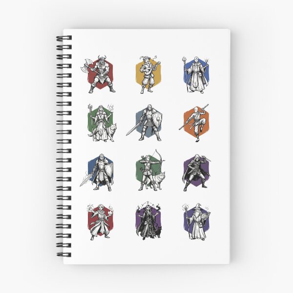 Item preview, Fantasy RPG Classes Hexagon Badges Tabletop Gaming Shirt designed and sold by Fenay Designs.
