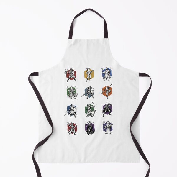 Item preview, Fantasy RPG Classes Hexagon Badges Tabletop Gaming Shirt designed and sold by Fenay Designs.